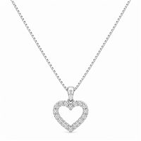 Collana Donna Oro Donna in Oro bianco Diamante LPF13623.004